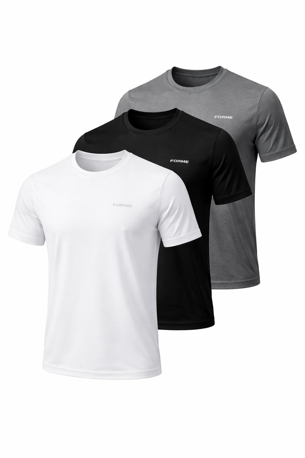 Kit 3 Camisetas Esportivas Forme Wear
